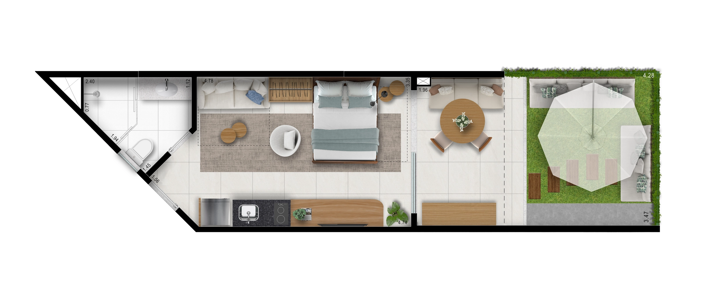 Planta - Beach Class Cumbuco