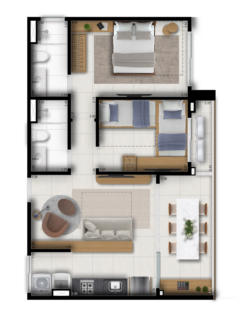 Planta - Beach Class Cumbuco