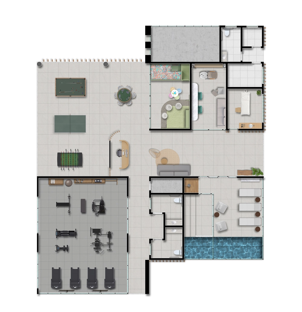 Planta - Beach Class Cumbuco